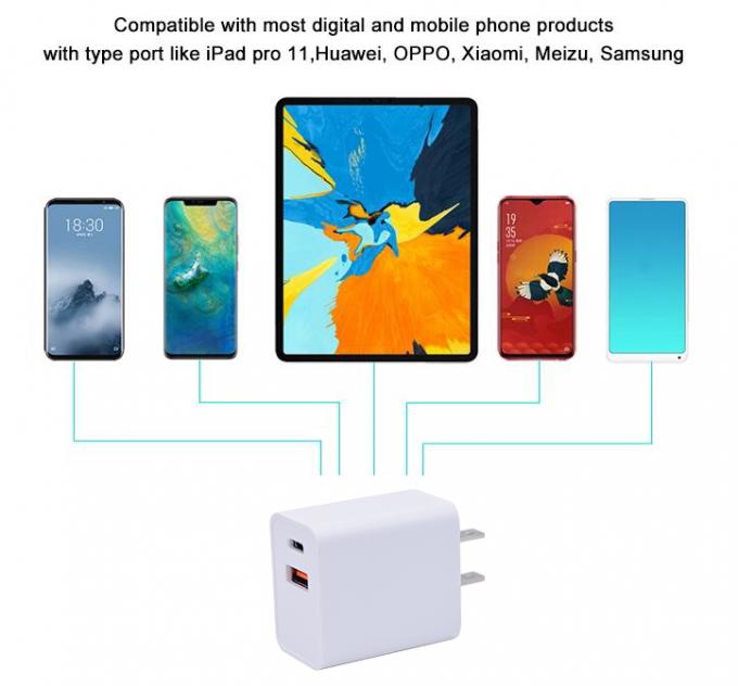 chargeur rapide de palladium de 18W 30W USB C avec la prise BRITANNIQUE d'AU d'UE USA pour Ipad pro, iPhone 11/pro/Max/XS/Max/XR/X, pixel, galaxie